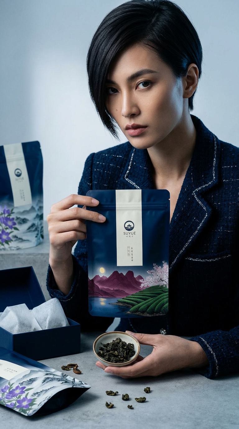 AI product shot of Delicate Green Tea