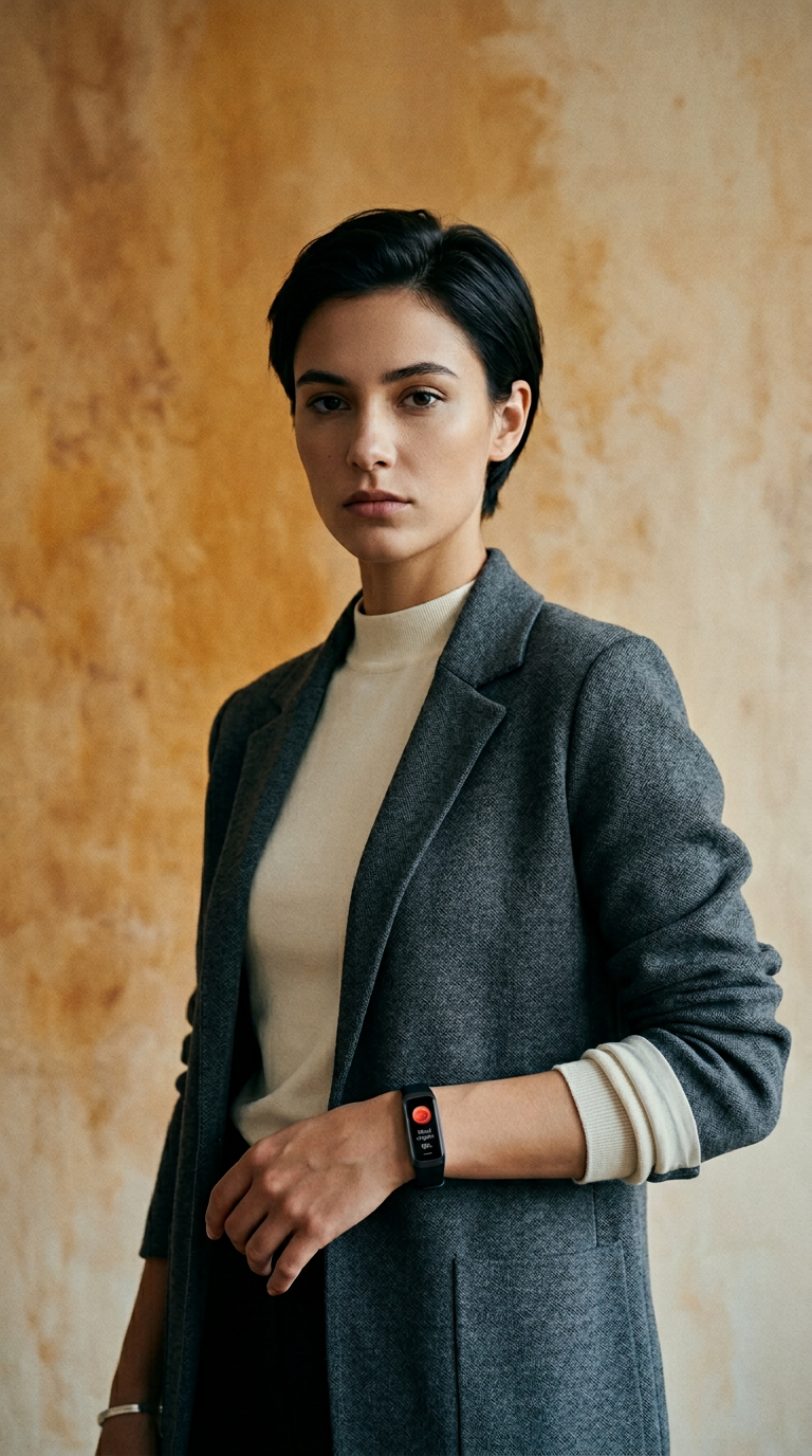AI product shot of MIREN - C60 OLED Fitness Watch