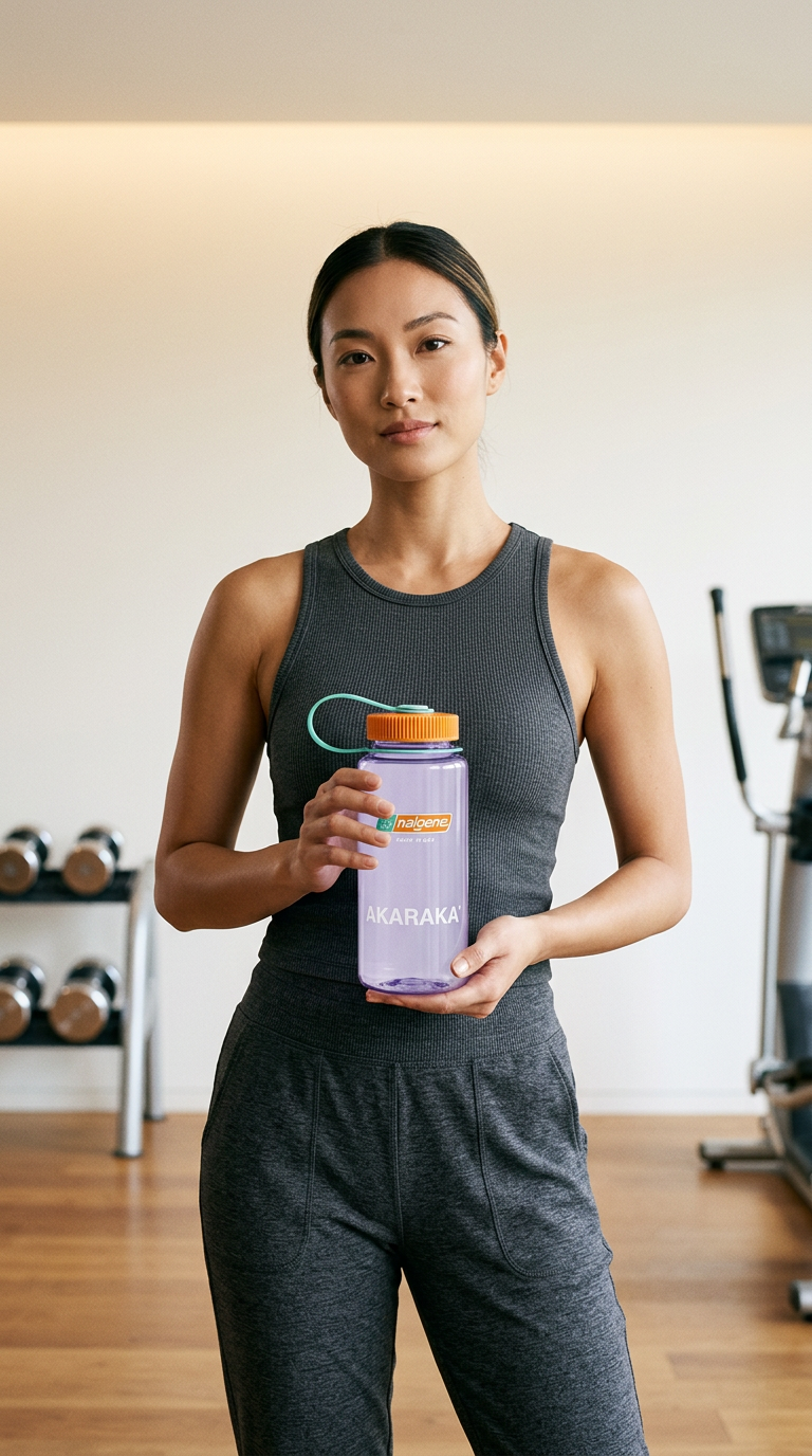 AI product shot of 날진 서스테인 트라이탄 보틀 16oz