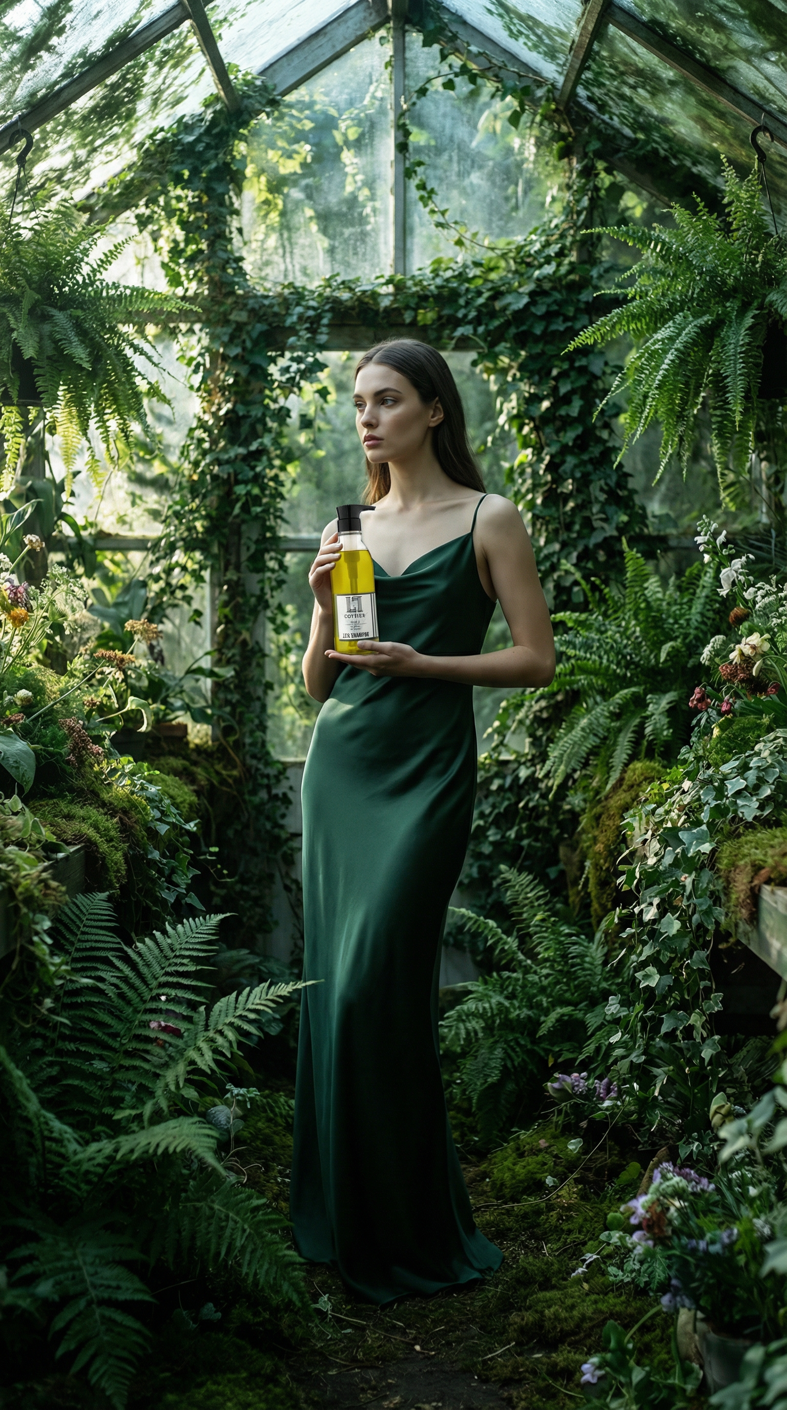 AI product shot of 로띠에르 비듬 샴푸 젠 두피 가려움 각질 민감성 건성 뾰루지 설페이트없는 500ml, 1개