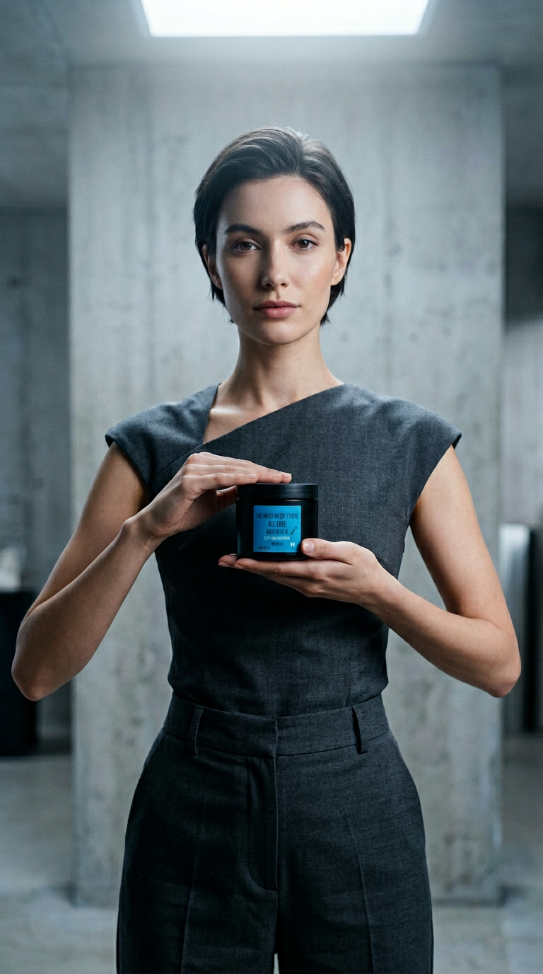 AI product shot of UNSCENTED BODY BUTTER 120ml / 4 fl oz