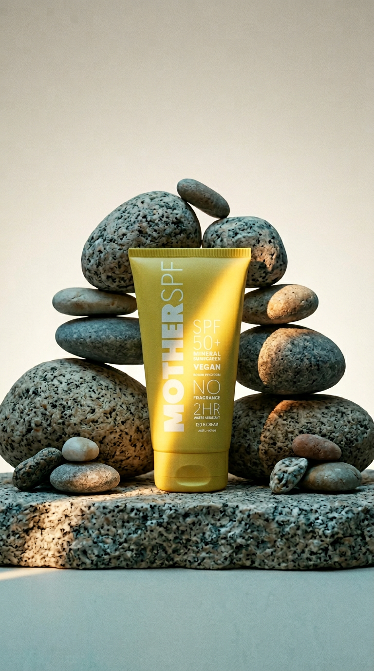 AI product shot of Face & Body SPF 50