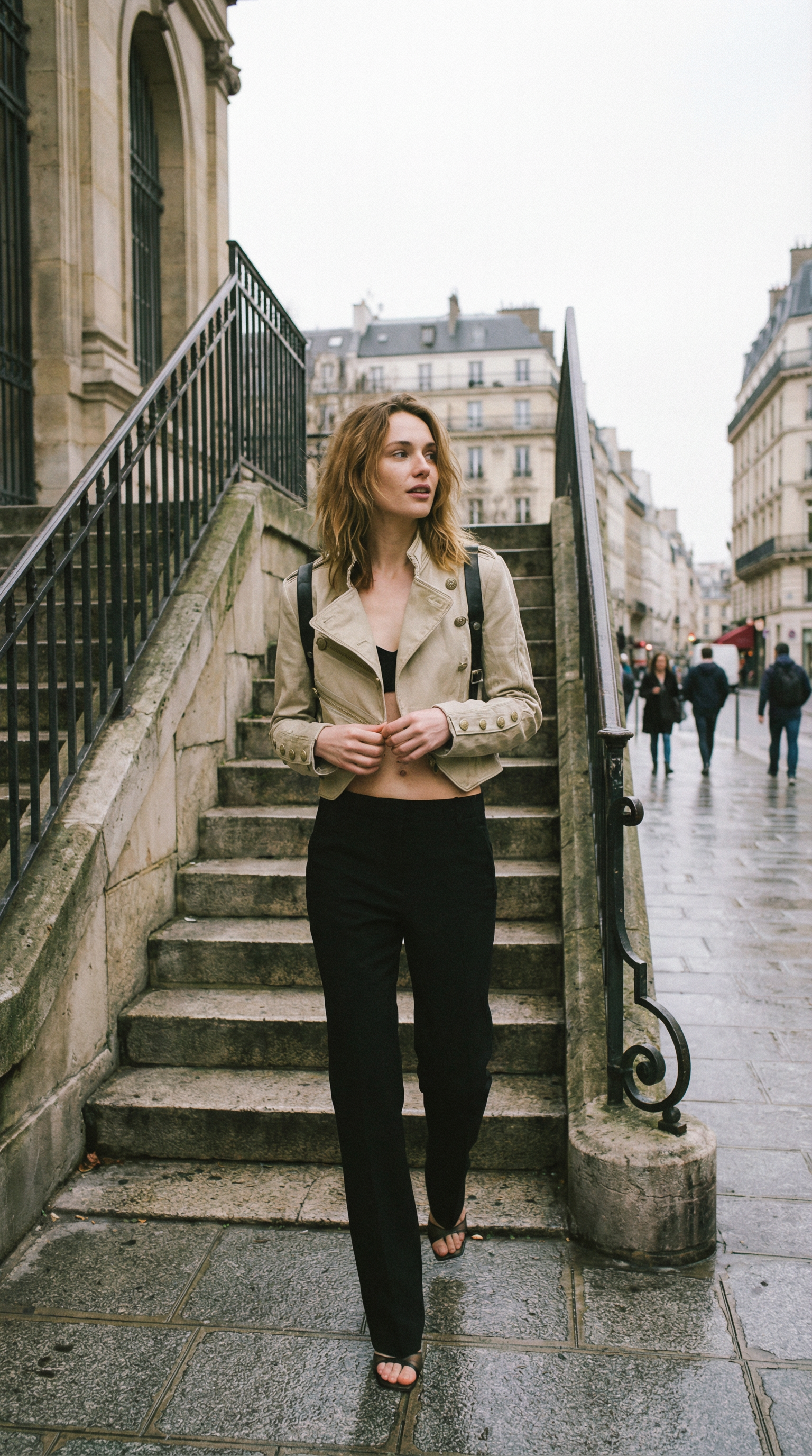 AI product shot of VESTE COURTE JACQUARD ZW COLLECTION LIMITED EDITION