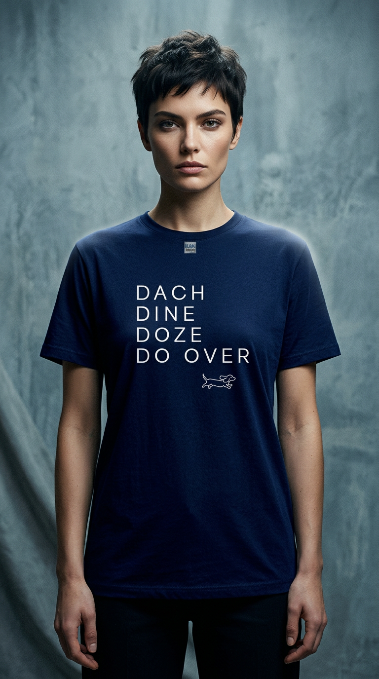 AI product shot of DACH & DINE A4 Image (Front)