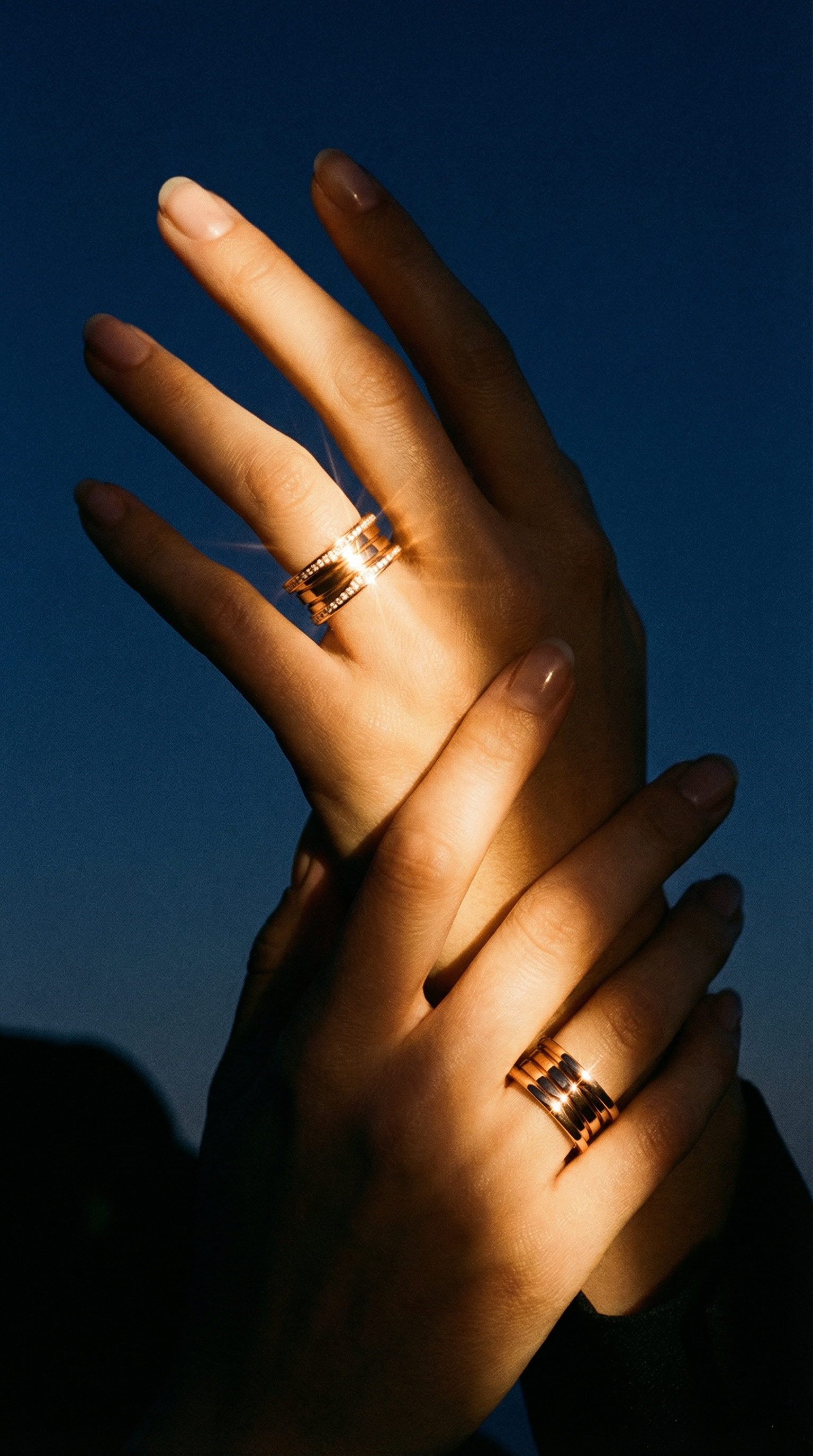 AI product shot of Rings