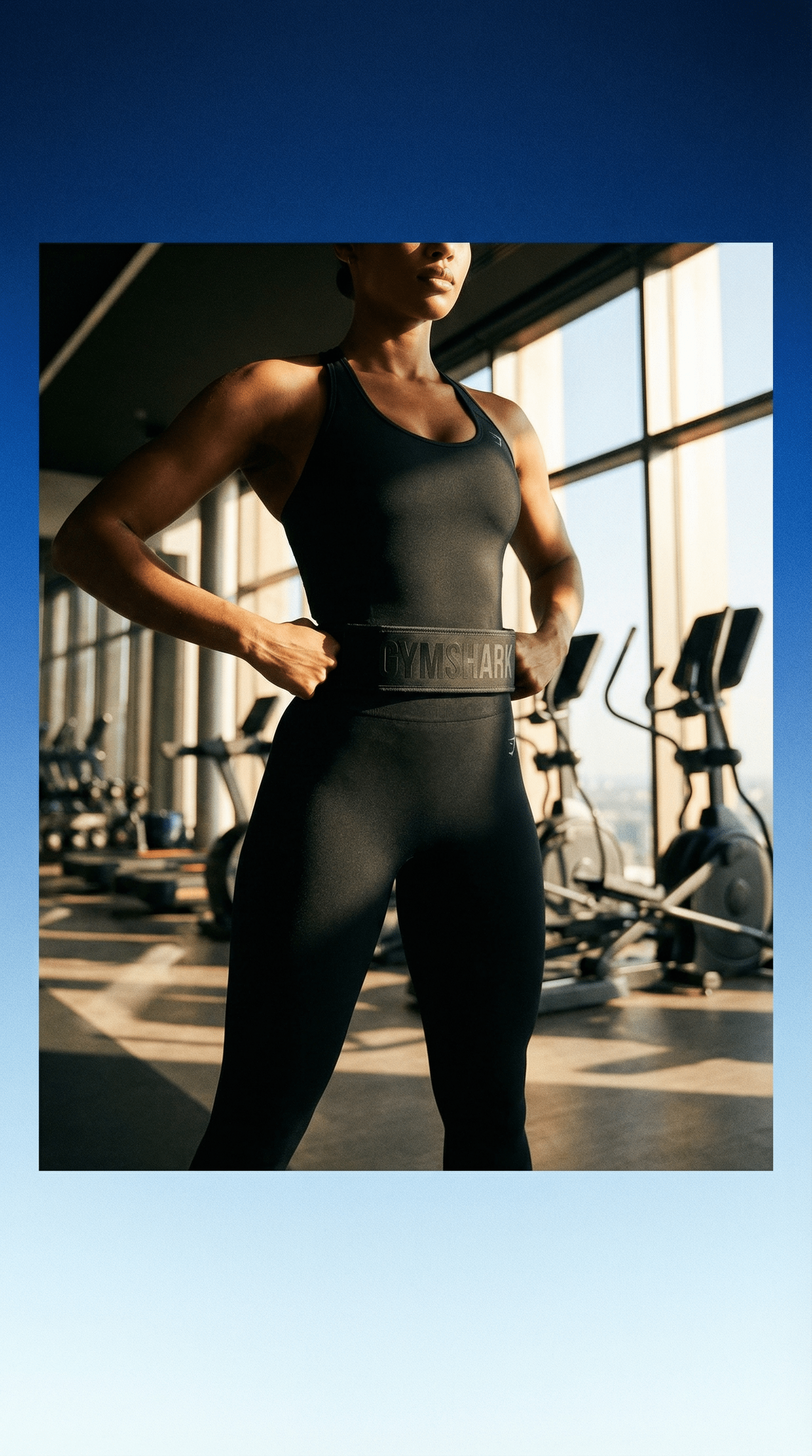 AI product shot of Velcro Weightlifting Belt