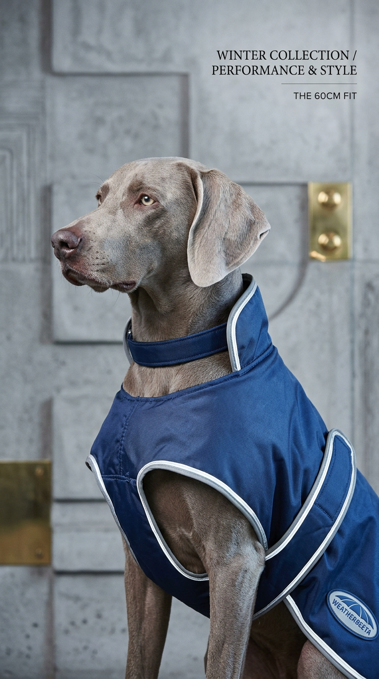 AI product shot of Weatherbeeta Windbreaker 420D Deluxe Dog Coat 24 N