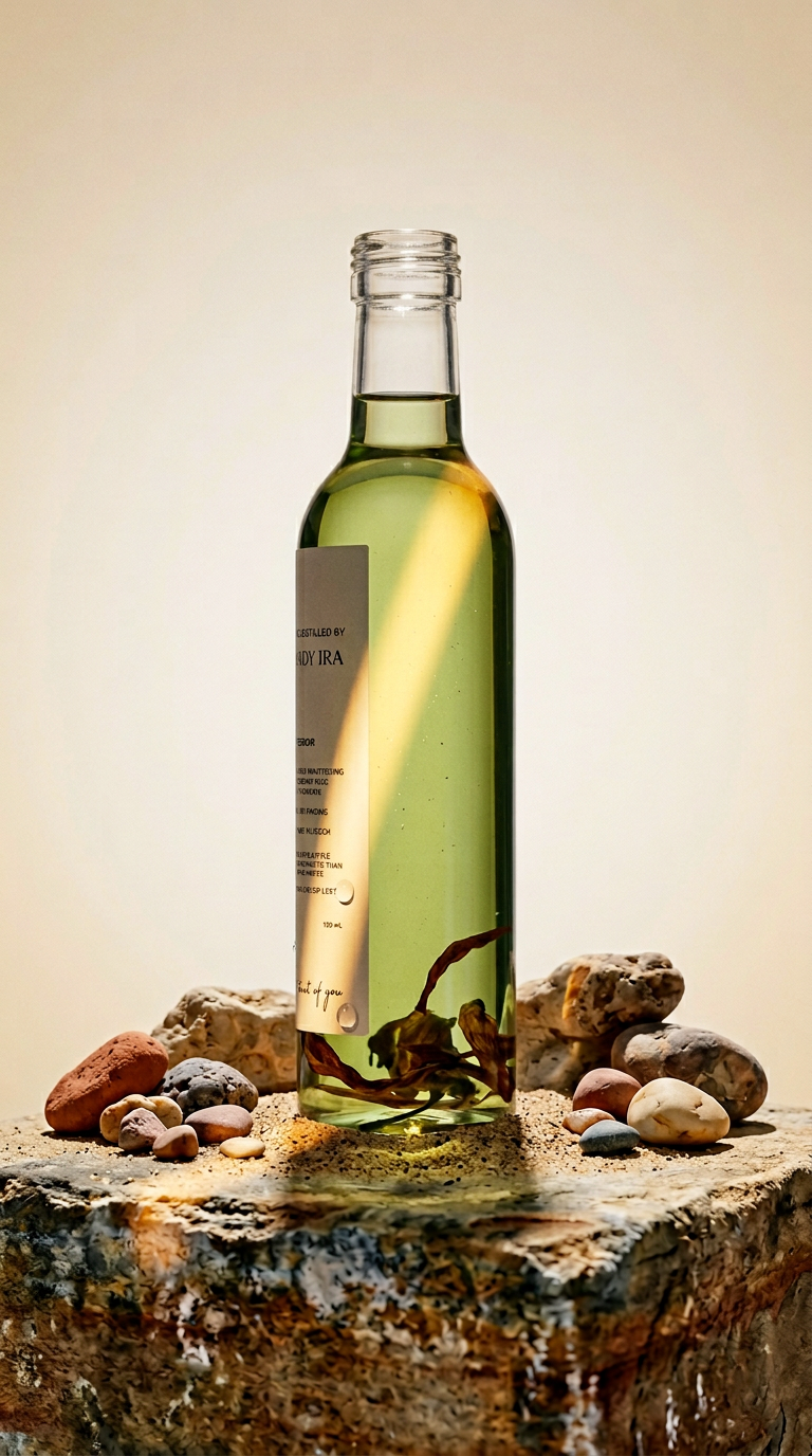 AI product shot of Opulent Silk Body Oil