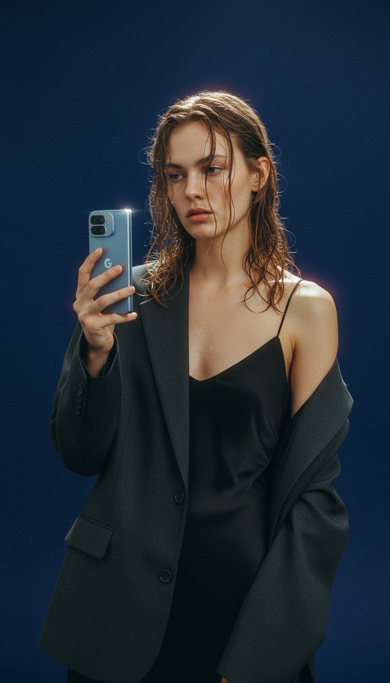 AI product shot of Google Pixel 10 Pro Fold