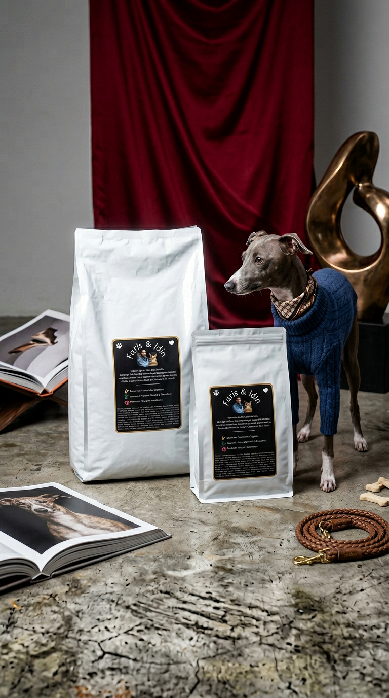 AI product shot of “Faris & Idin” – 7kg x 2 Grain Free Plus Probiotik & Seaweed