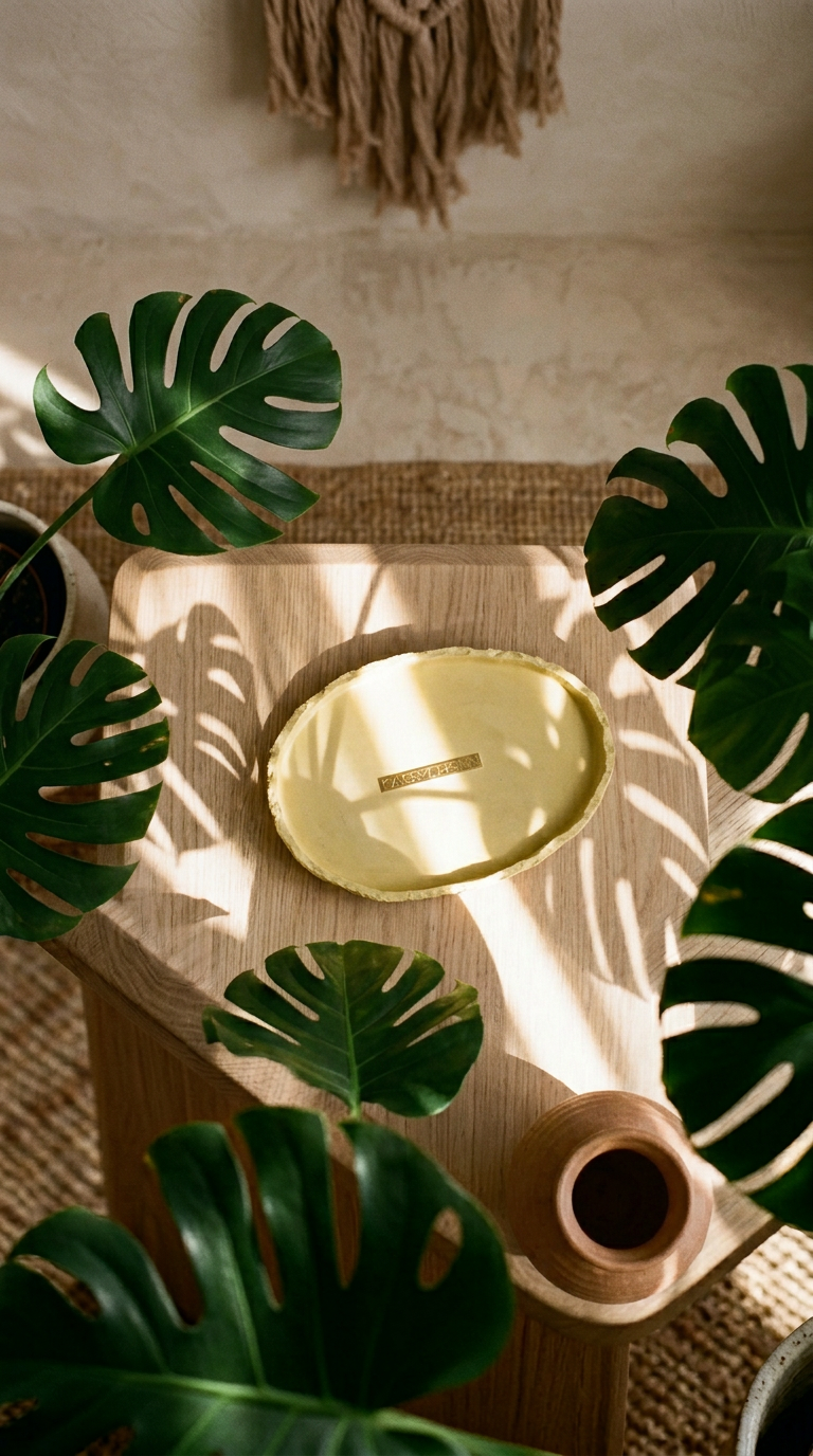 AI product shot of Cassy et Lynn — Alpine Crystal Sun Halo Tray