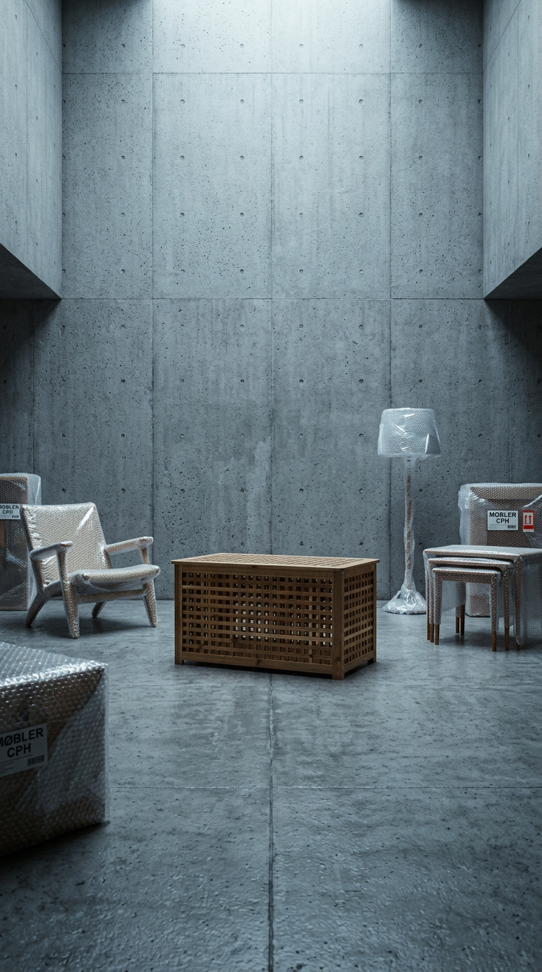 AI product shot of HOL Стол-сундук