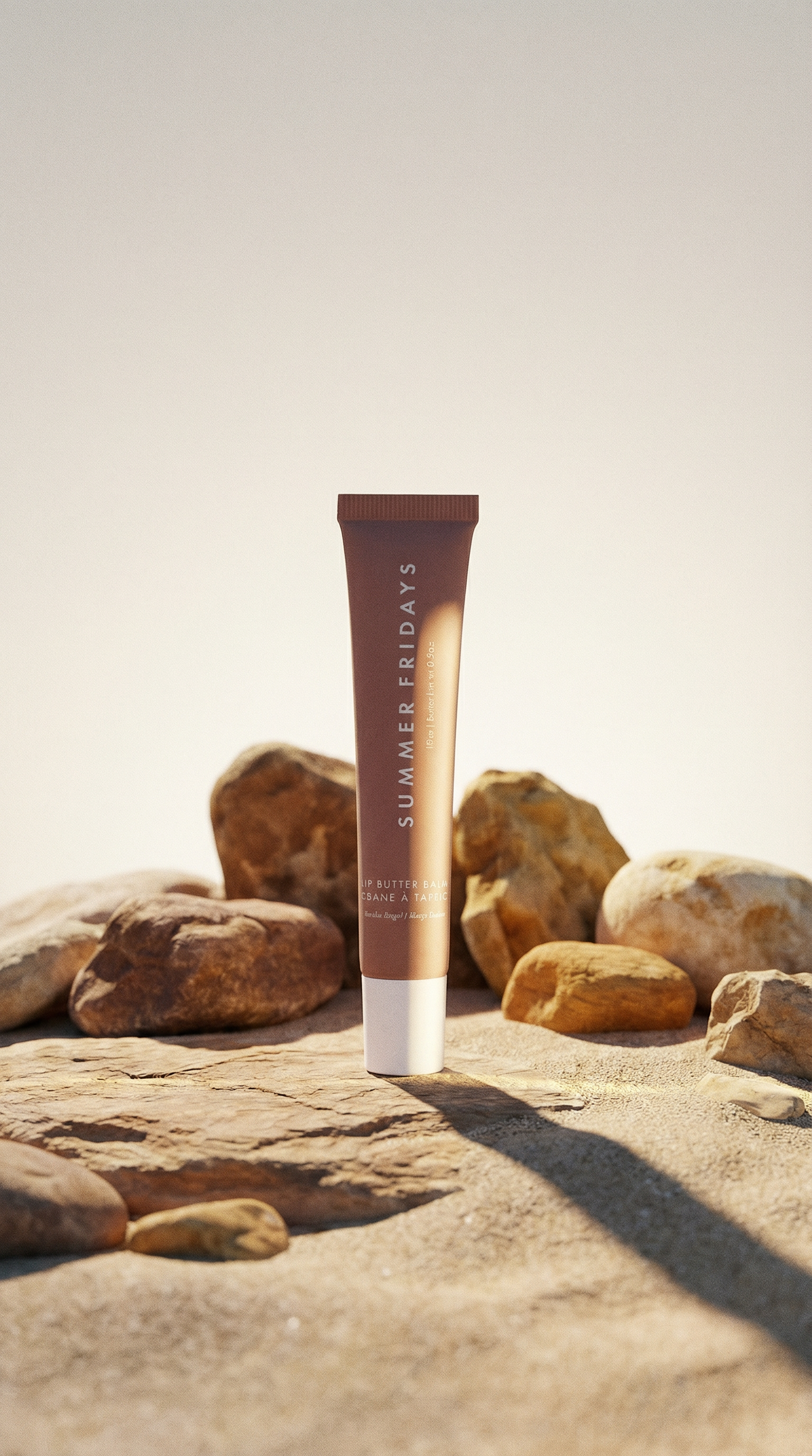 AI product shot of Lip Butter Balm Vanilla Beige
