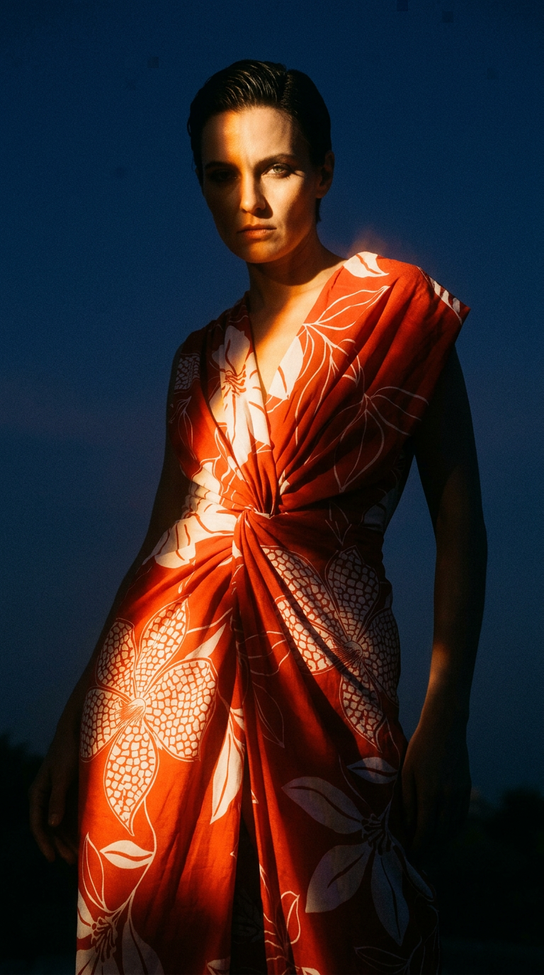 AI product shot of COTTON PRINTED FABRIC