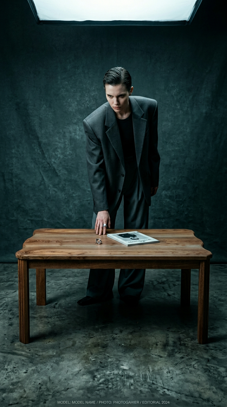 AI product shot of Pentra Coffee Table