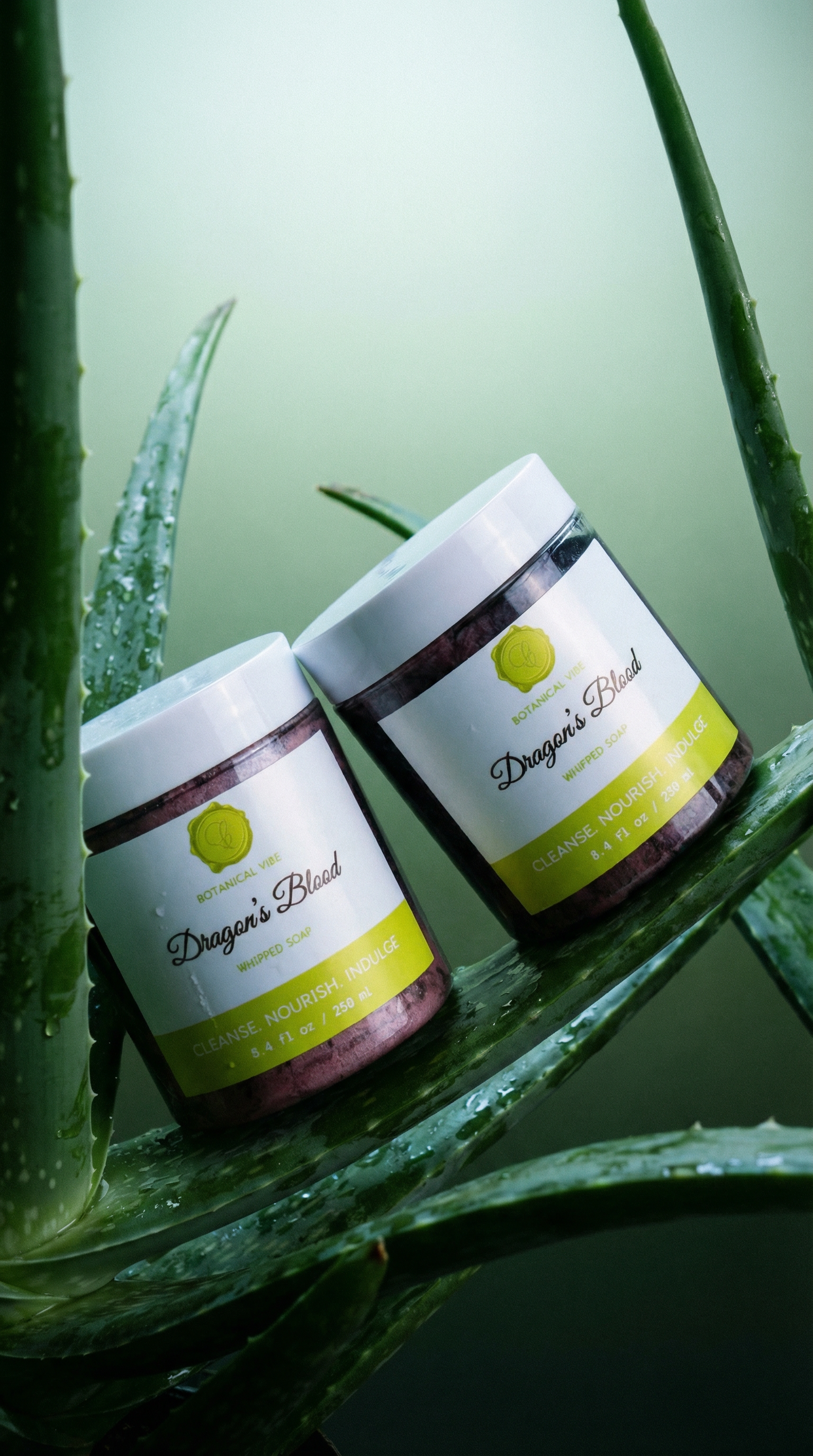 AI product shot of Whipped Soap - Dragon's Blood