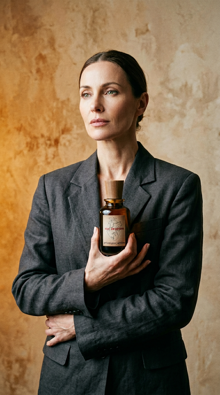 AI product shot of Profumo Cor Impetum