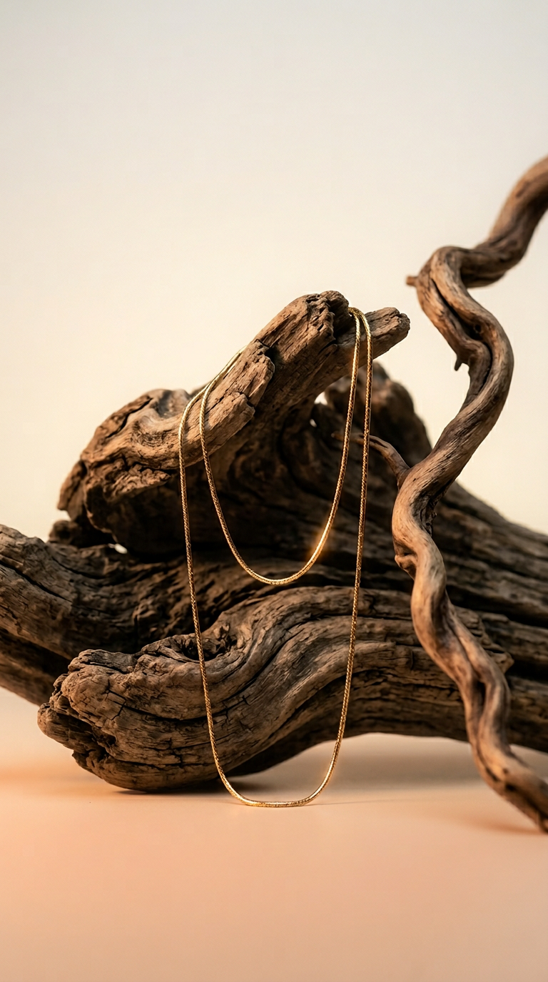 AI product shot of NECKLACES