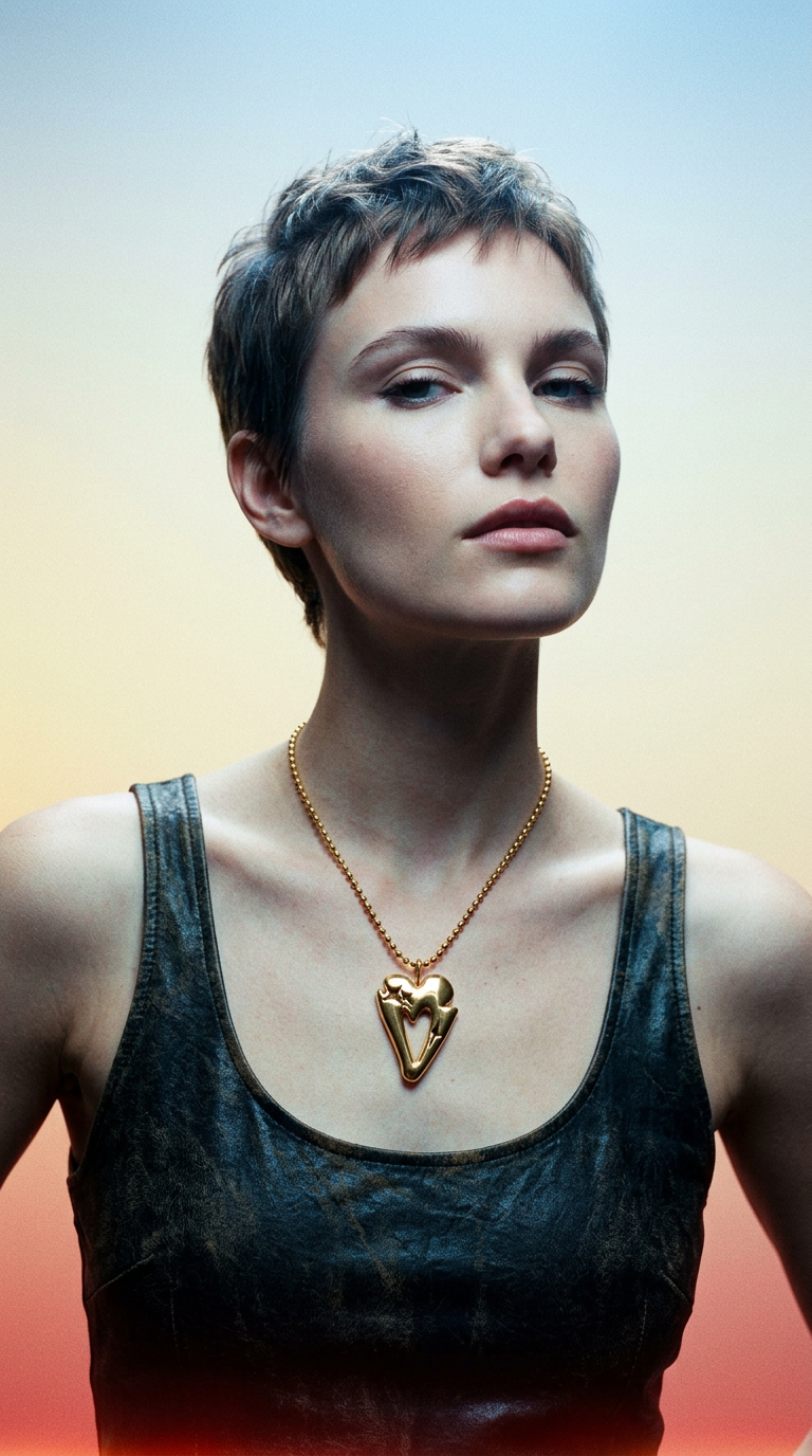 AI product shot of Venus Pendant