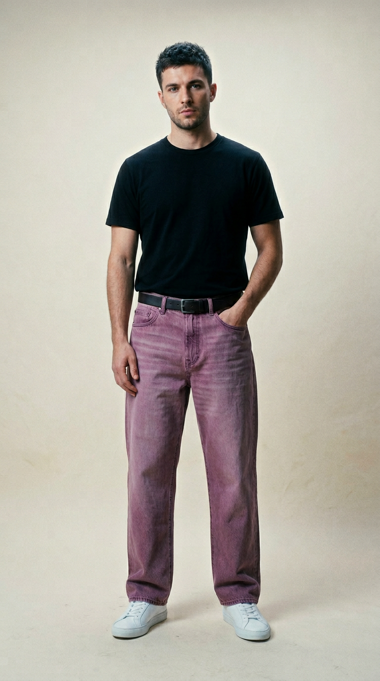 AI product shot of Baggy Jean