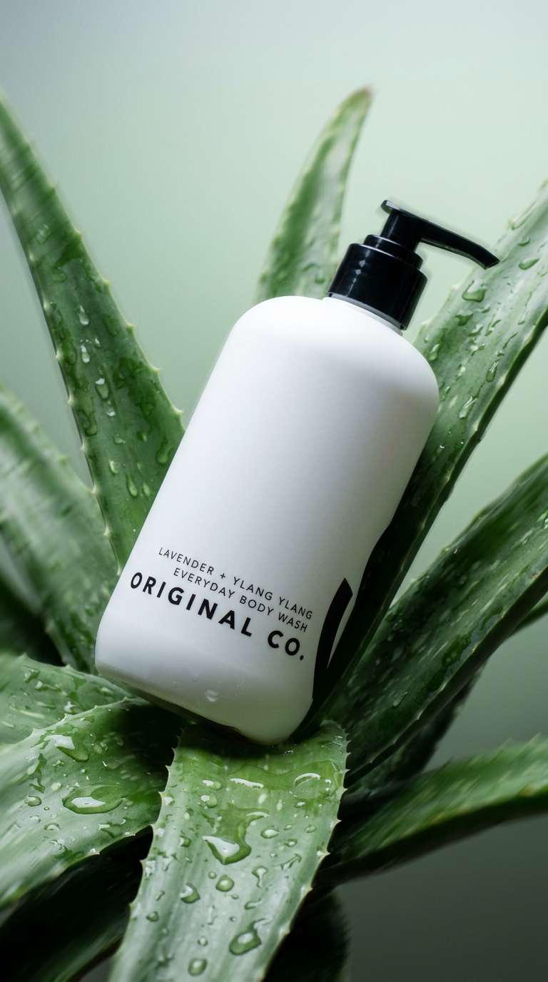 AI product shot of Everyday Body Wash 12oz.