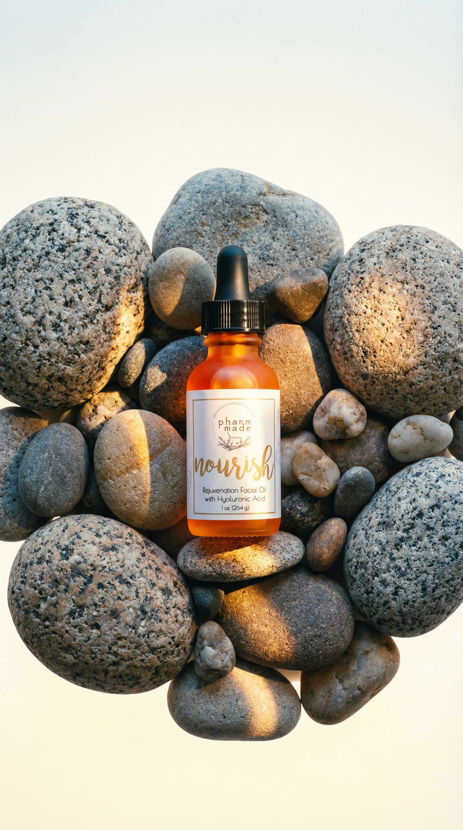 AI product shot of Nourish Replenishing Facial Oil