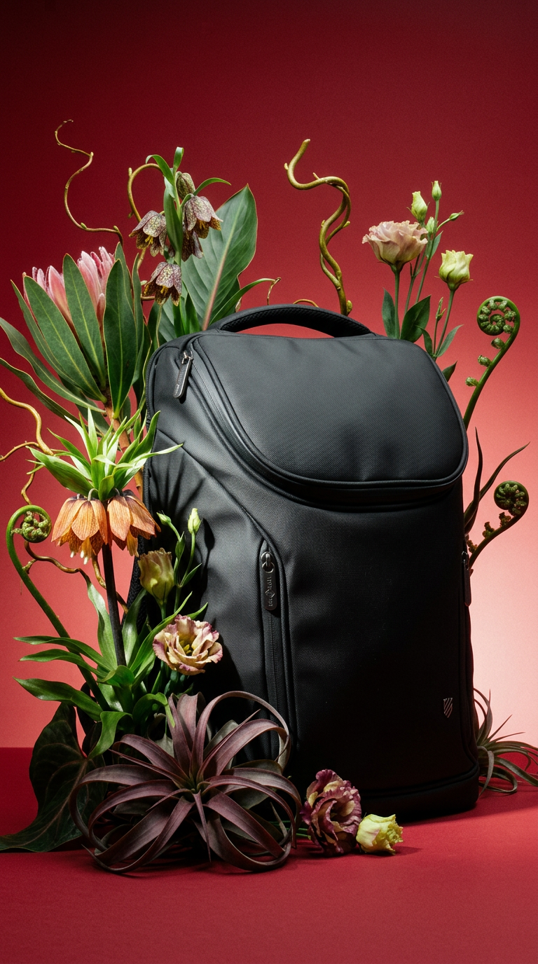 AI product shot of Premium Chef Knife Backpack