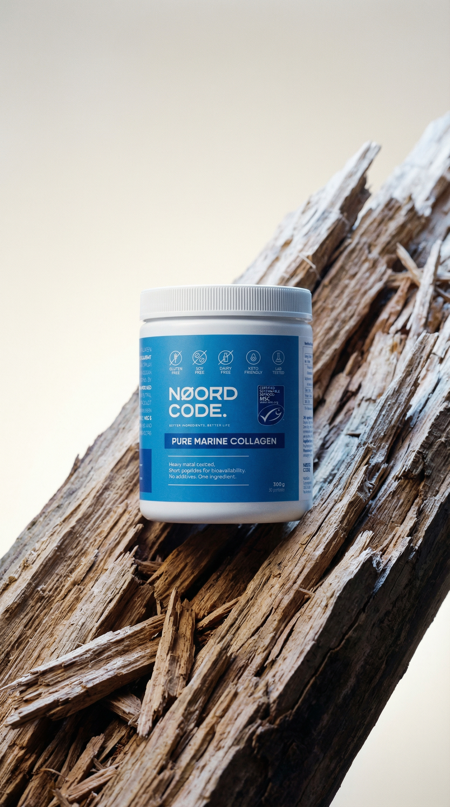 AI product shot of Pure Marine Collagen