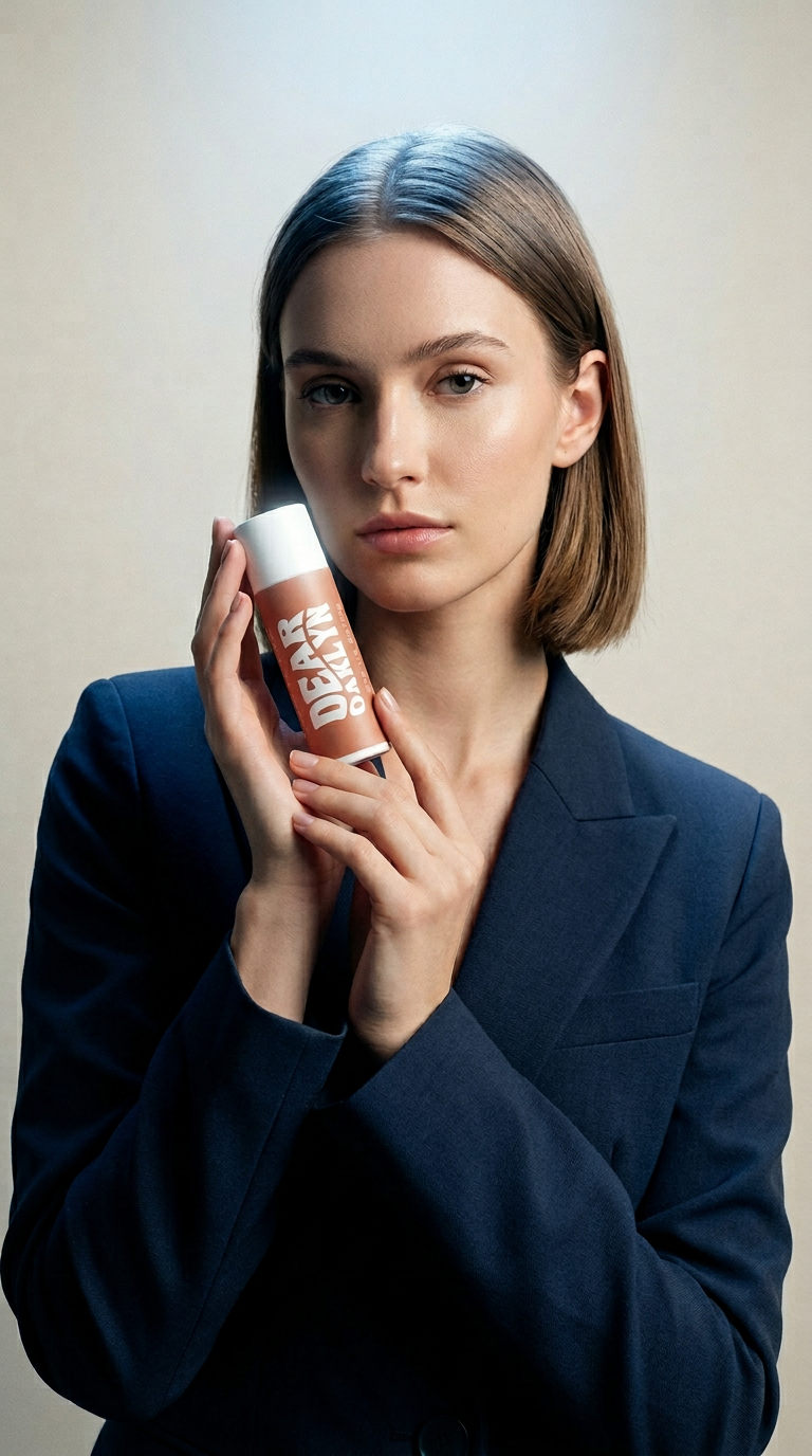 AI product shot of Flora Lip Butter