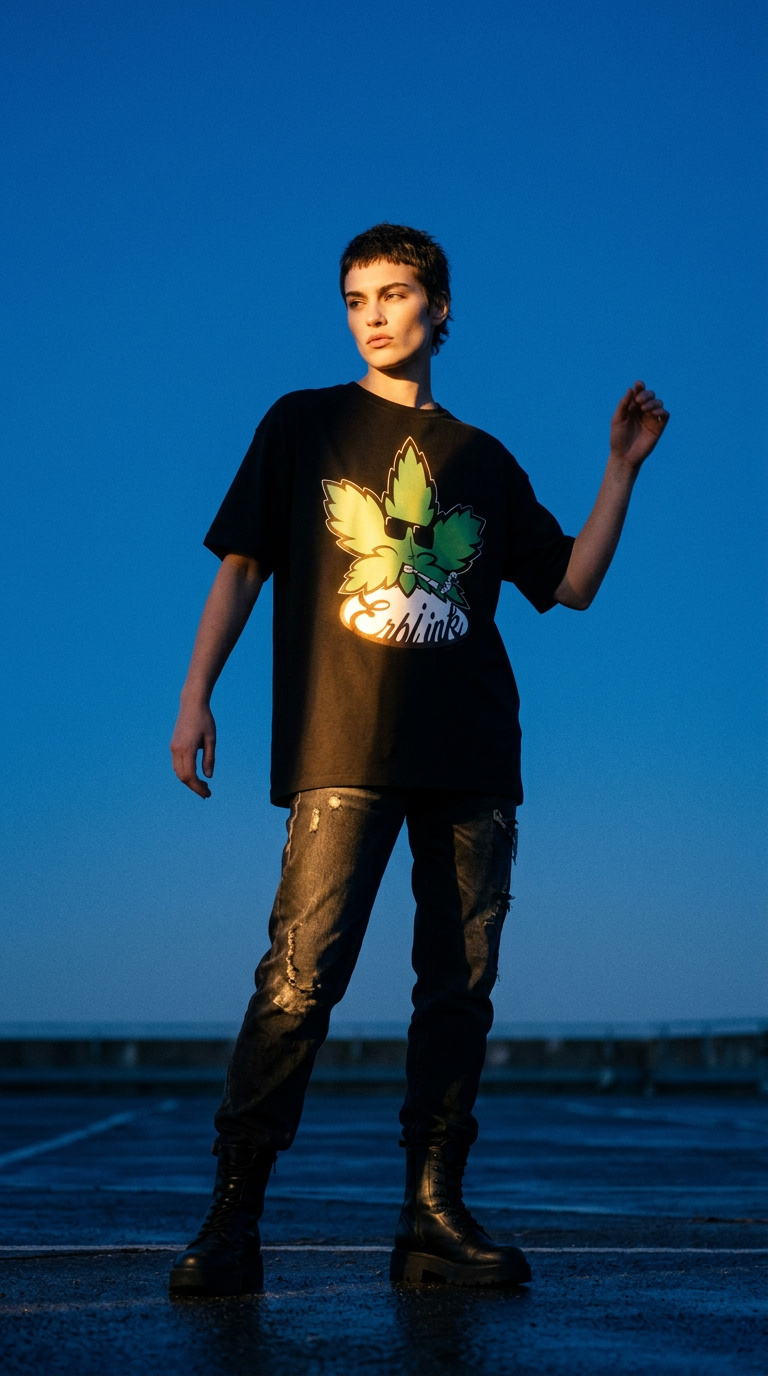 AI product shot of Erbi OG Logo Tee