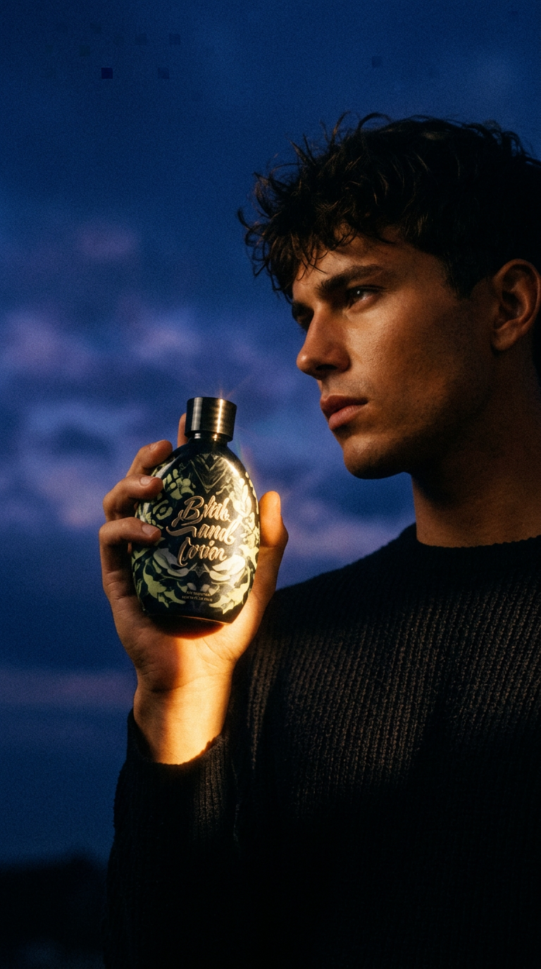 AI product shot of Tanning Paradise Black Coconut Love Tanning Lotion | Coconut Oil | Age-Defying | Tattoo Protecting Formula | Ultra Hydrating Dark Tanning Lotion, 13.5oz