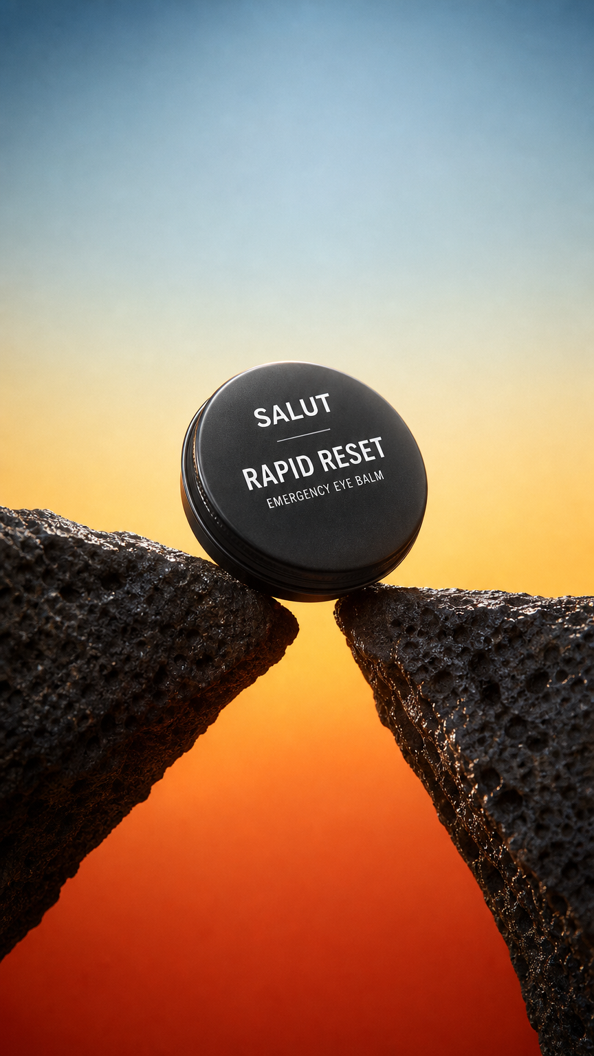 AI product shot of Rapid Reset Emergency EyeBalm