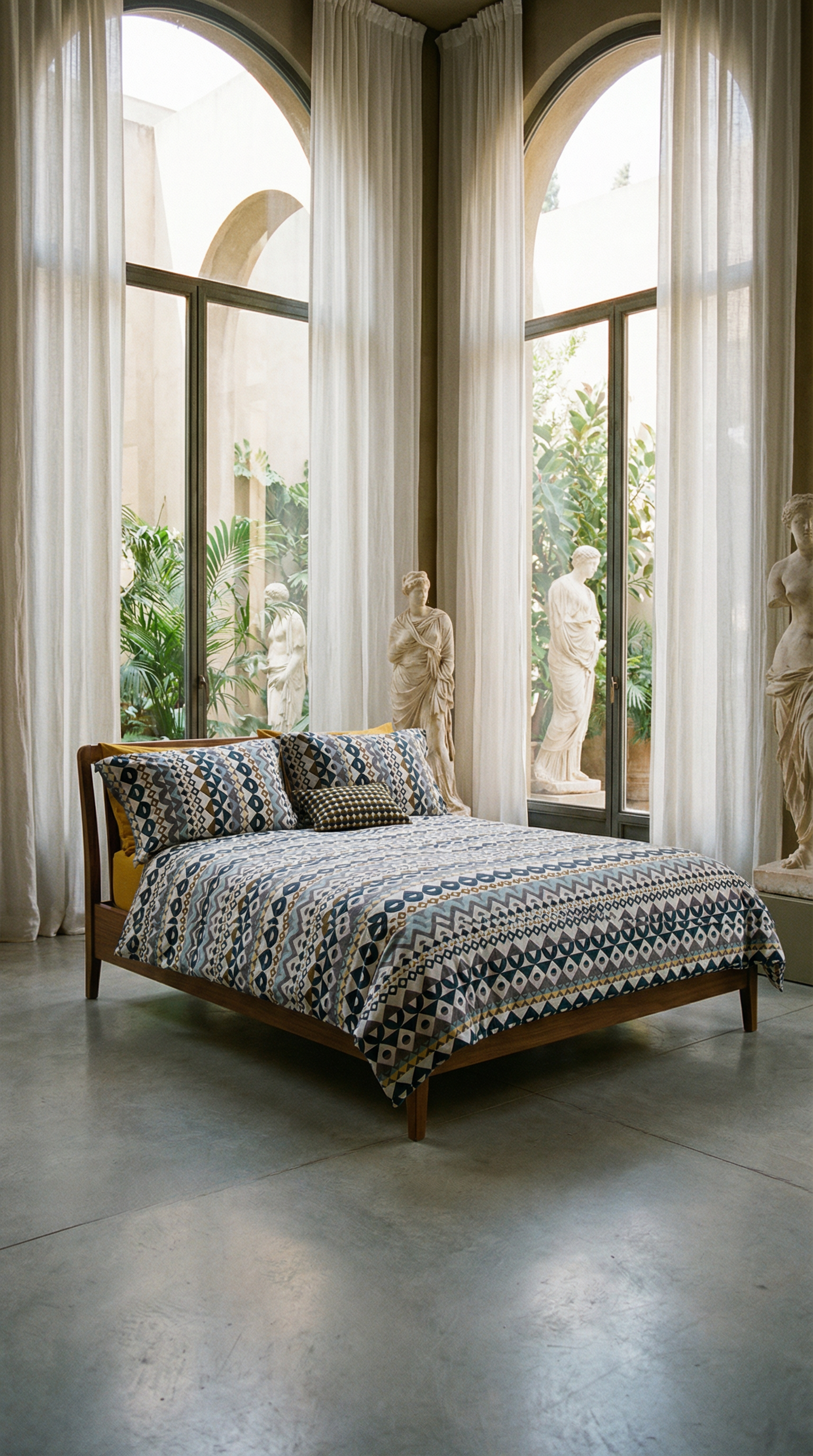 AI product shot of Lewes Bed Linen | Jacquard Double Weave