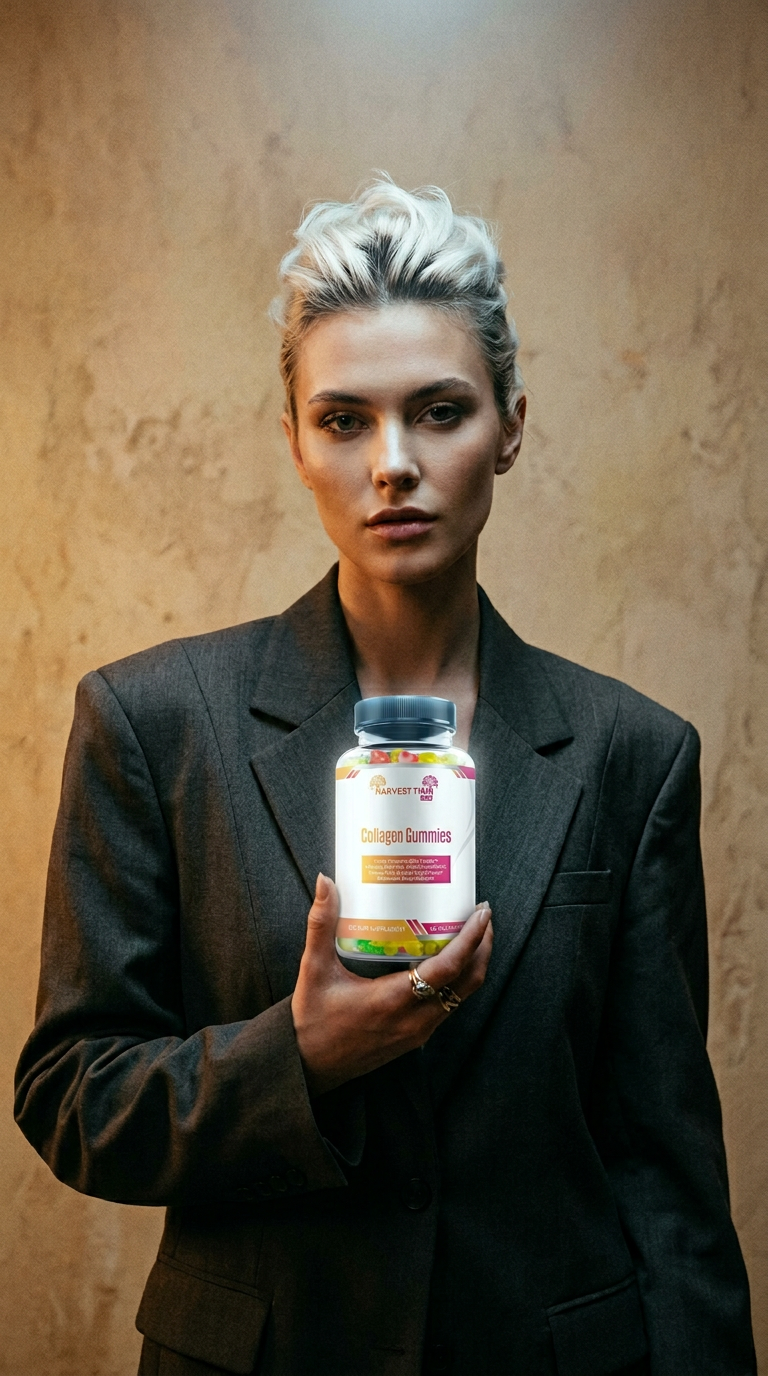 AI product shot of Collagen Gummies for Women — Skin, Hair & Nails