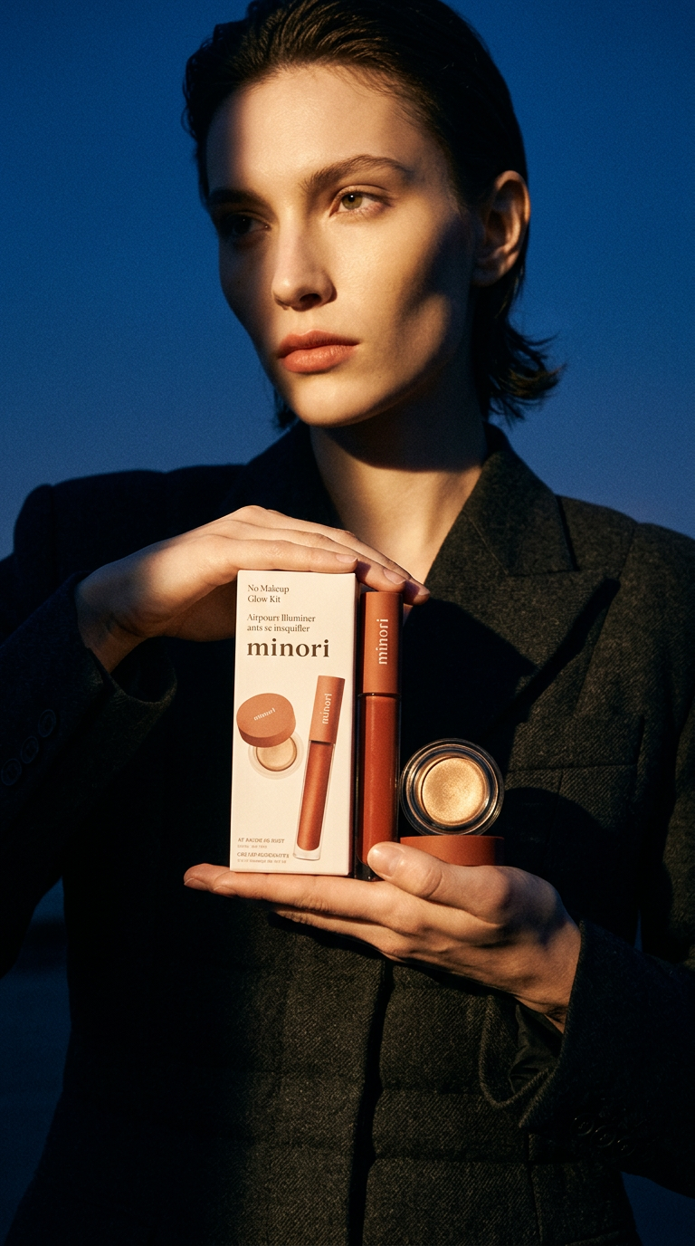 AI product shot of No Makeup Glow Kit