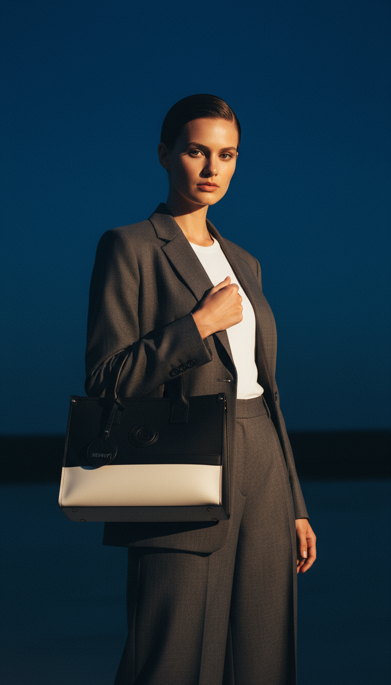 AI product shot of BERBY bag