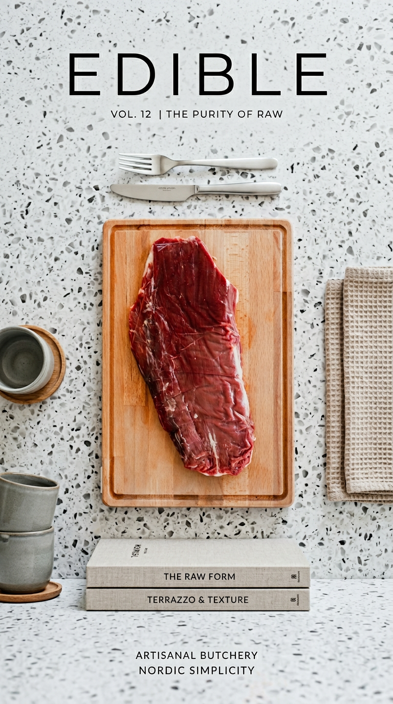 AI product shot of Flank Steak 1.5lb