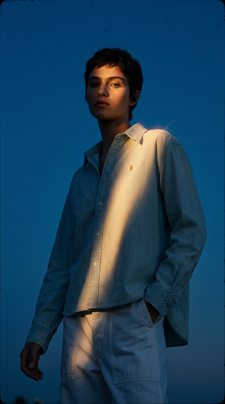 AI product shot of Polo Shirt