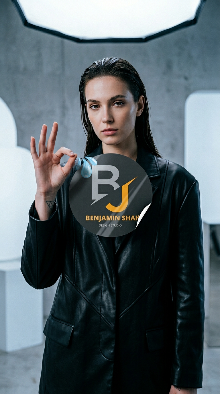 AI product shot of Water Resistant Stickers