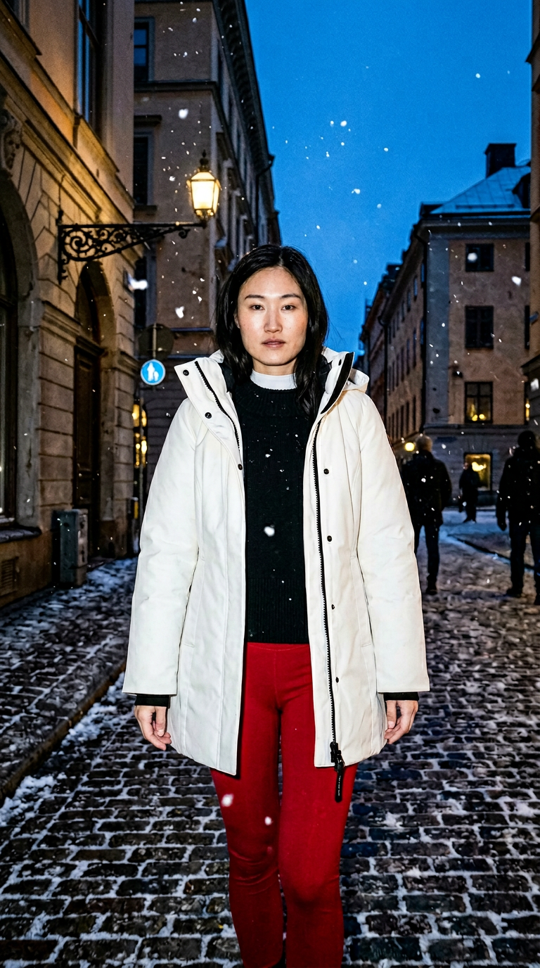 AI product shot of Leslie Parka Black Label