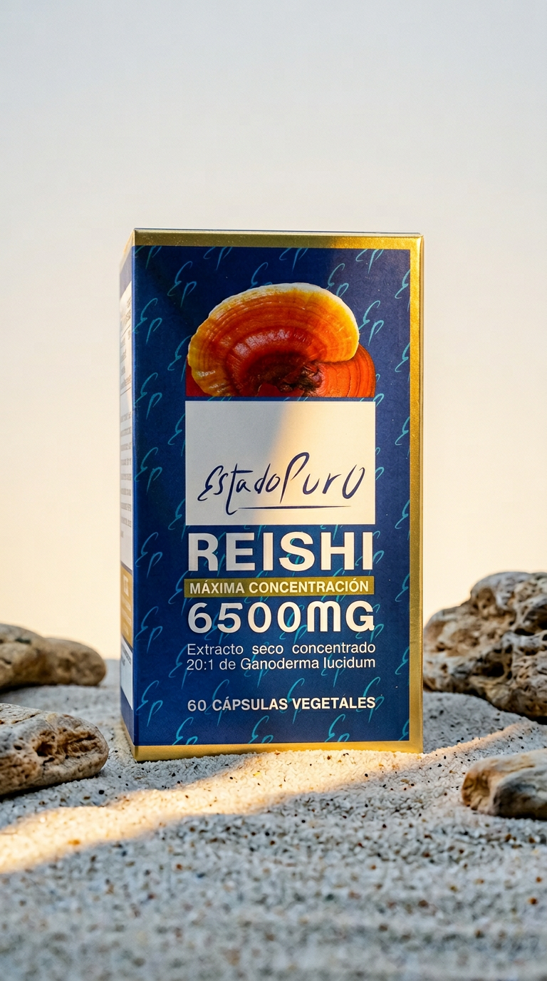 AI product shot of Reishi 6500 mg