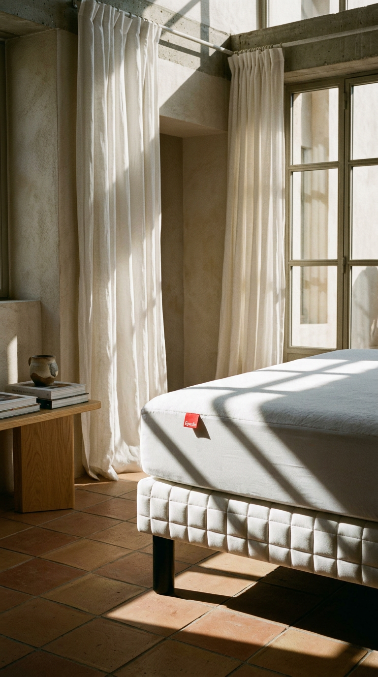 AI product shot of Protège Matelas Epeda – Coton Imperméable – 200X200