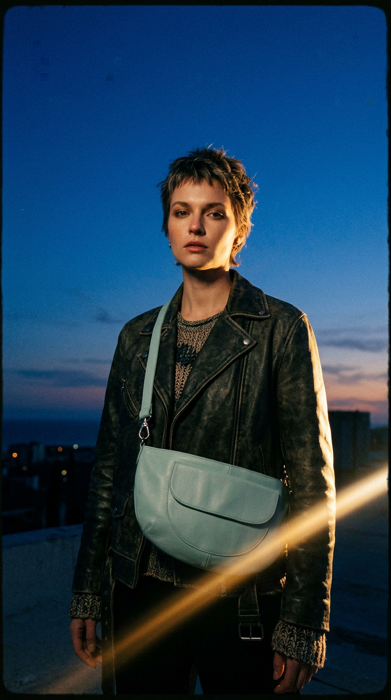 AI product shot of Coco Leather Sling Bag