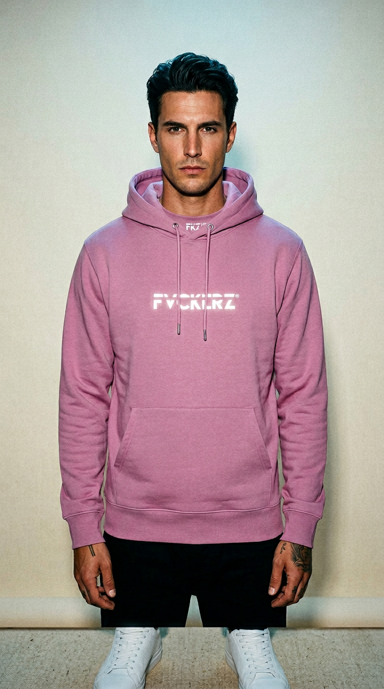 AI product shot of FVCKERZ® Hoodie // Basic