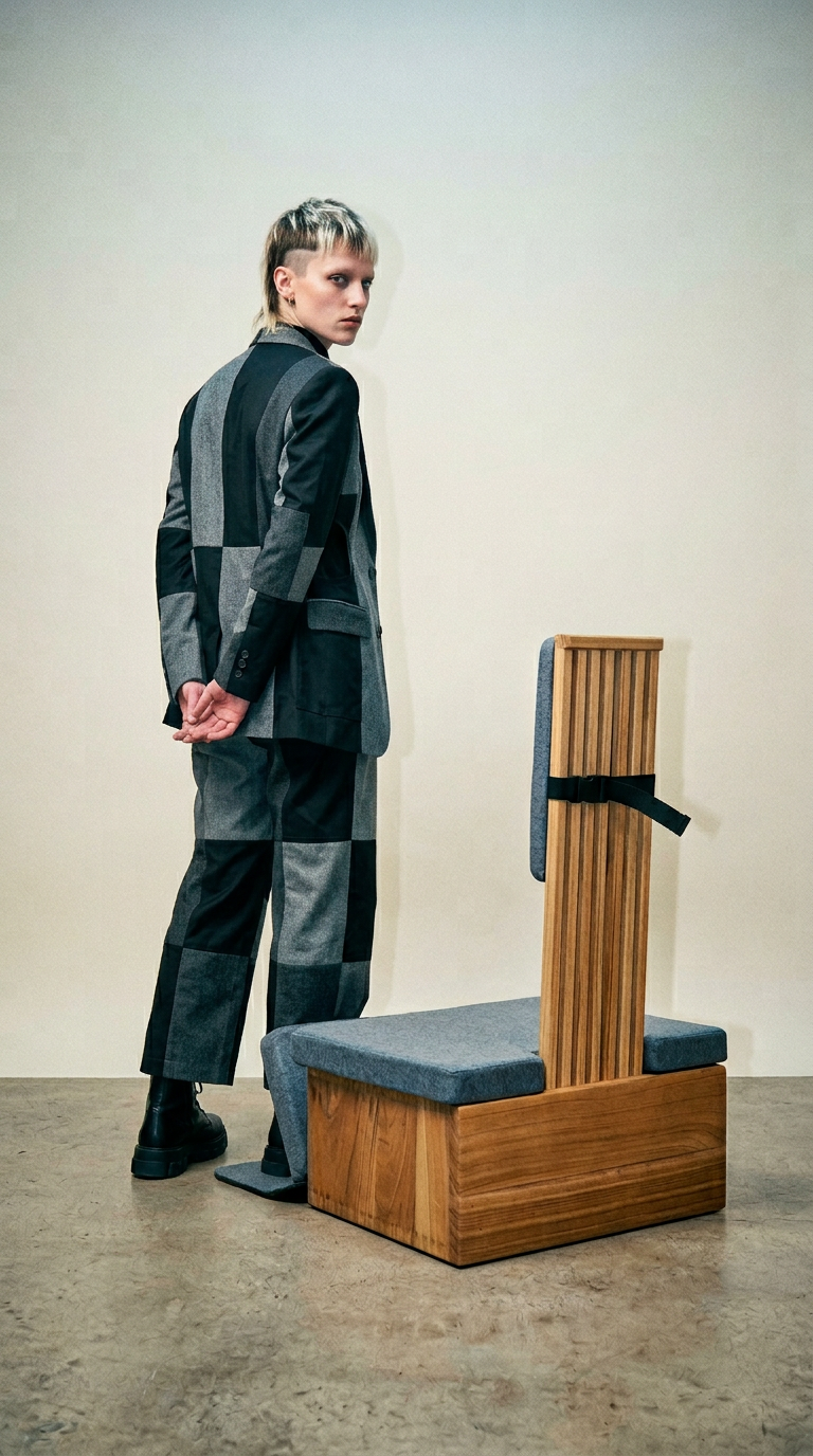 AI product shot of Ungloo Box - Portable Meditation Chair With Back and Hip Support