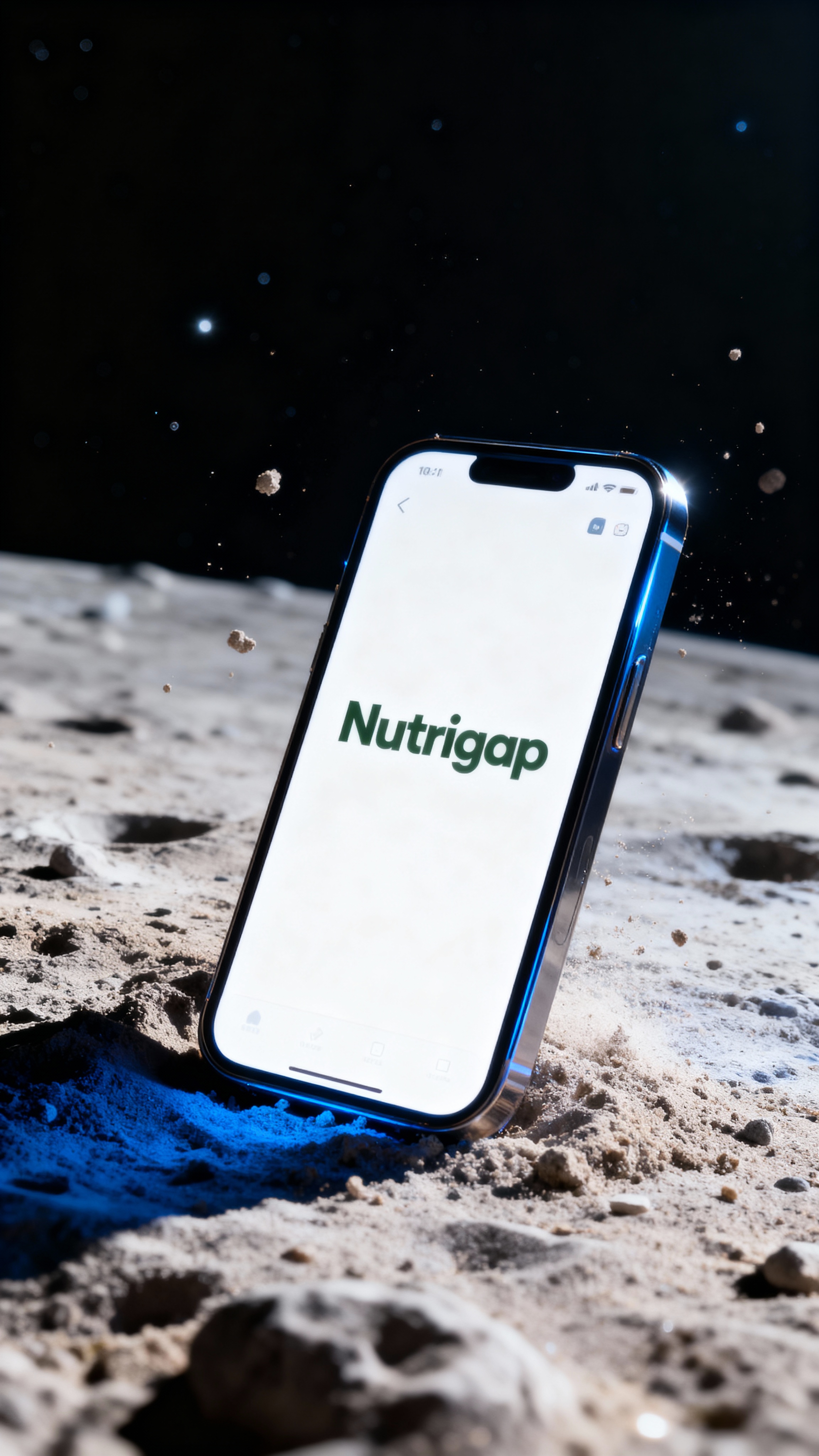 AI product shot of NutriGap App
