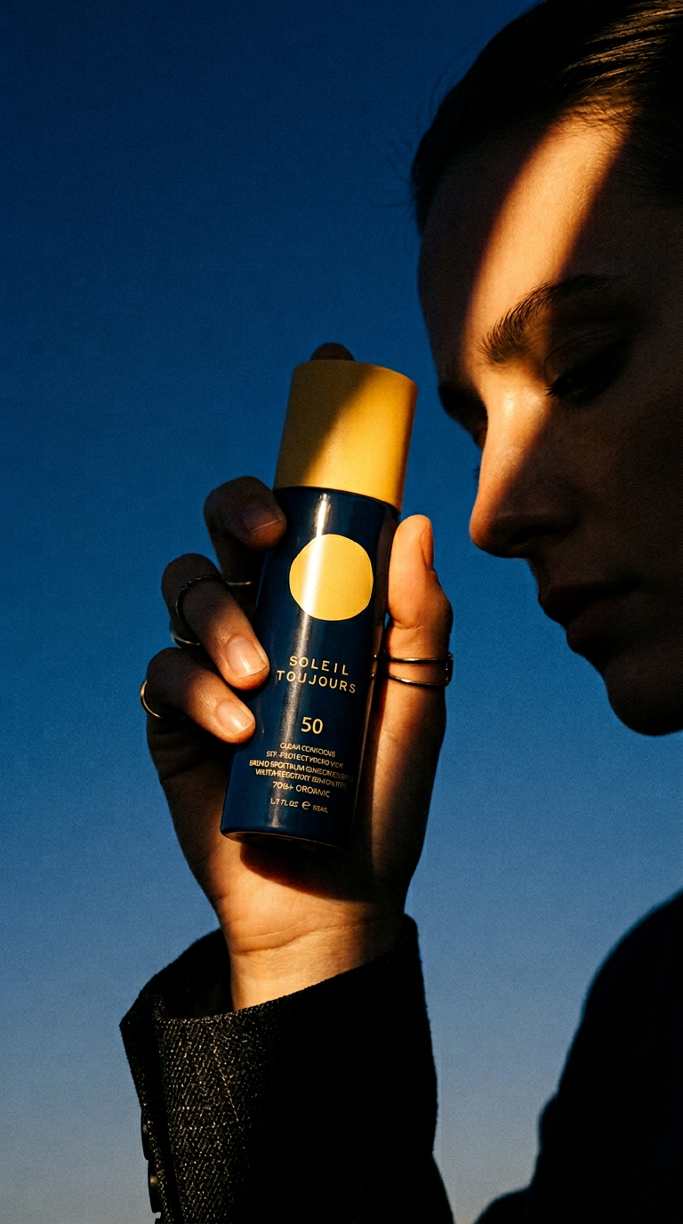 AI product shot of NEW! Clean Conscious Set + Protect Makeup Setting Spray SPF 50