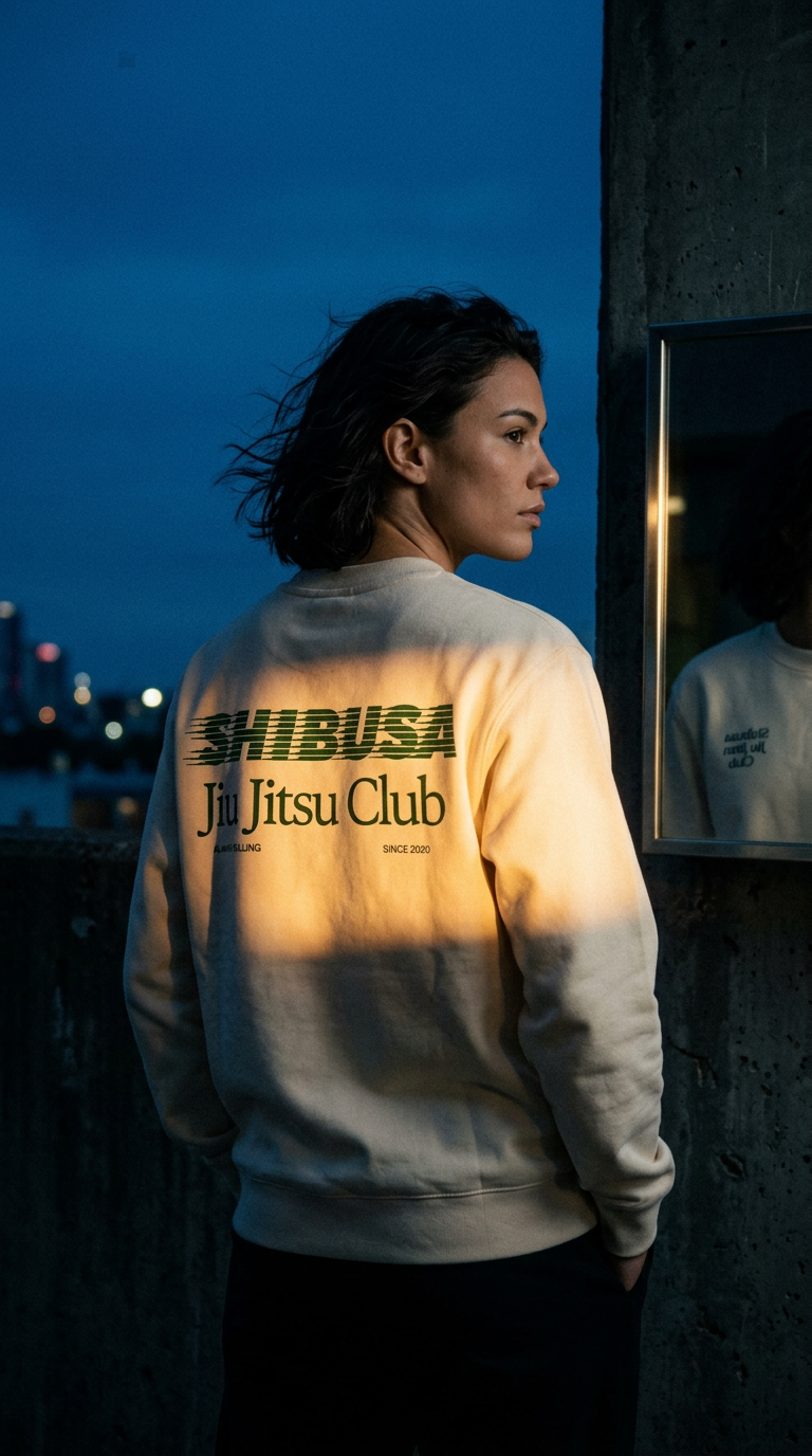 AI product shot of Jiu Jitsu Club Crew - PRE ORDER