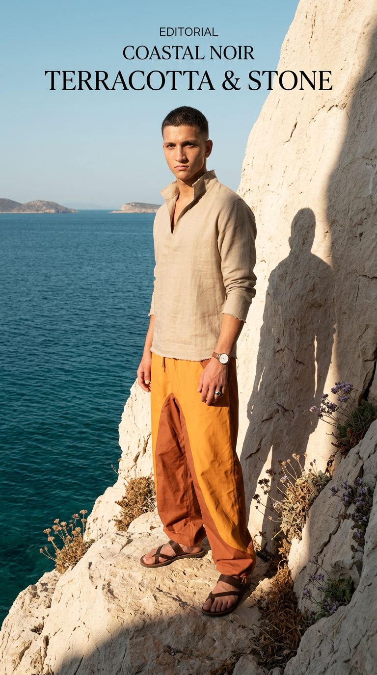 AI product shot of GEN 2 Trekker Shell Pants (Ember)