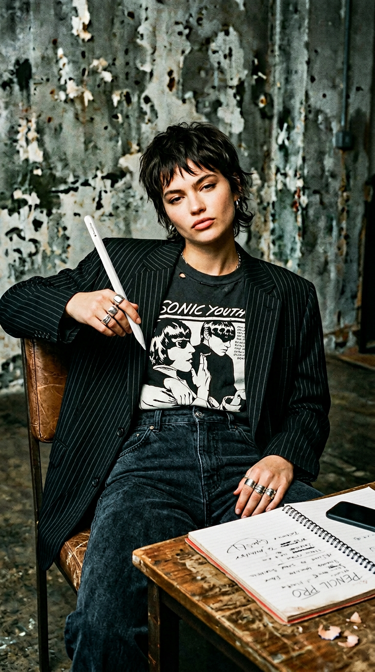 AI product shot of Apple Pencil Pro